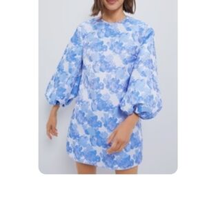 Tuckernuck Blue Floral Mini Dress